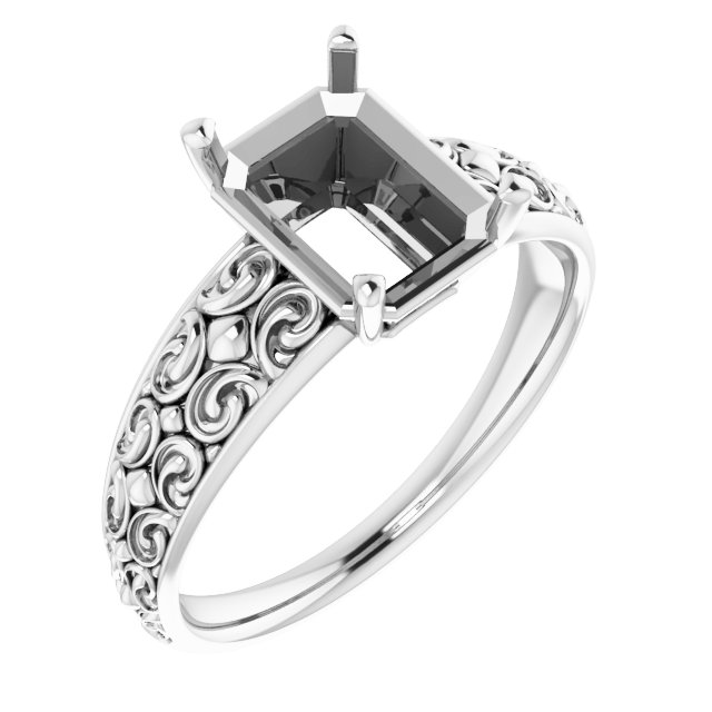 Vintage-Inspired Solitaire Ring