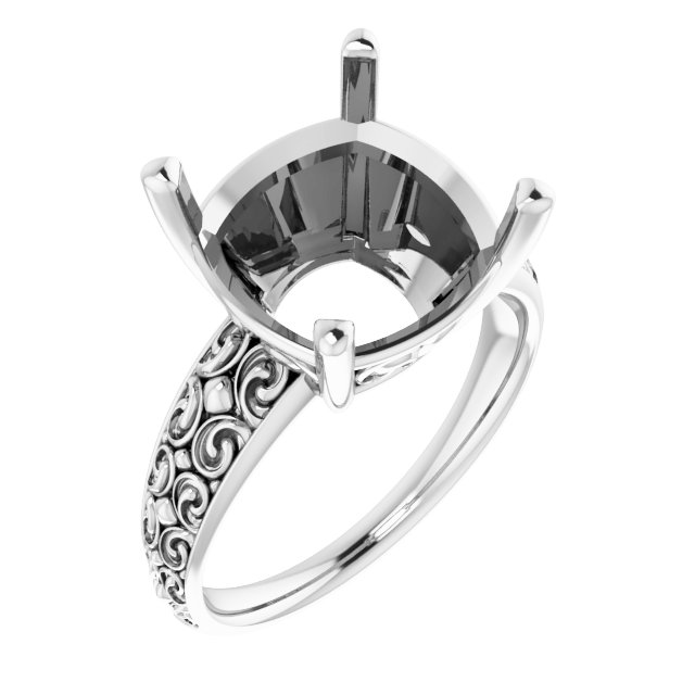 Vintage-Inspired Solitaire Ring