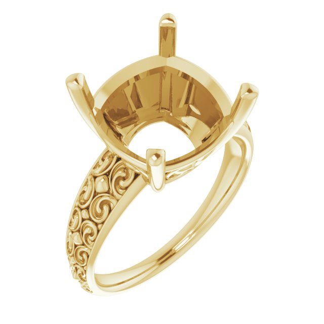 Vintage-Inspired Solitaire Ring
