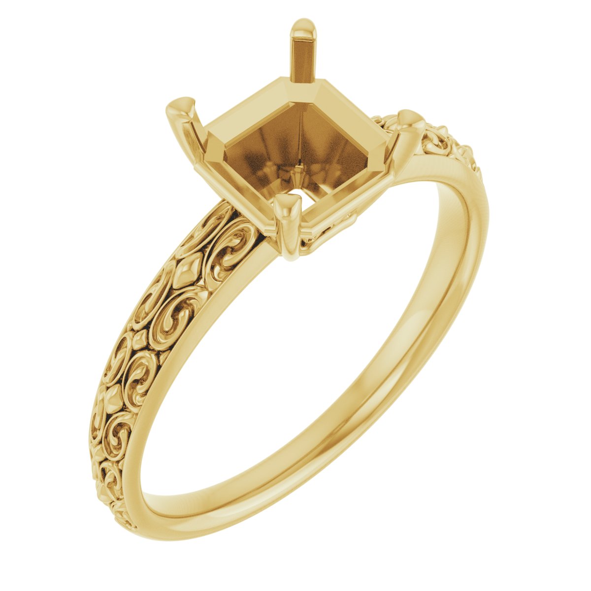 Vintage-Inspired Solitaire Ring