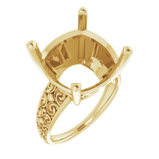 Vintage-Inspired Solitaire Ring