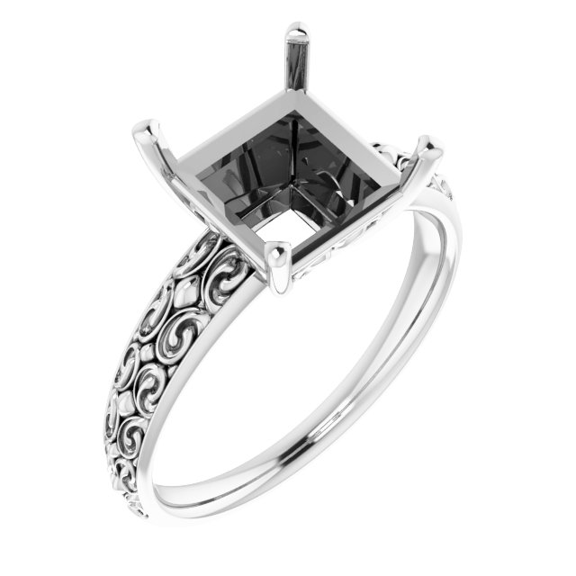 Vintage-Inspired Solitaire Ring