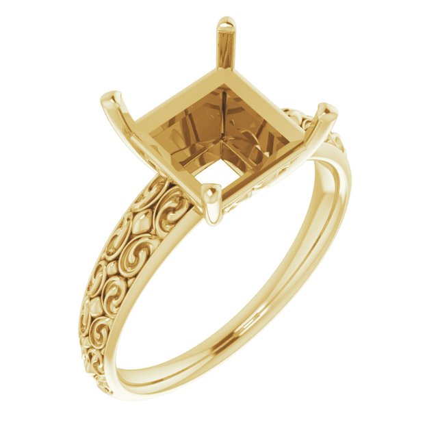 Vintage-Inspired Solitaire Ring