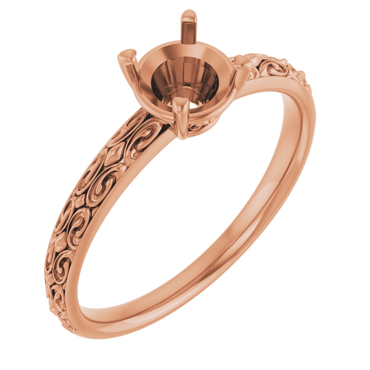Vintage-Inspired Solitaire Ring