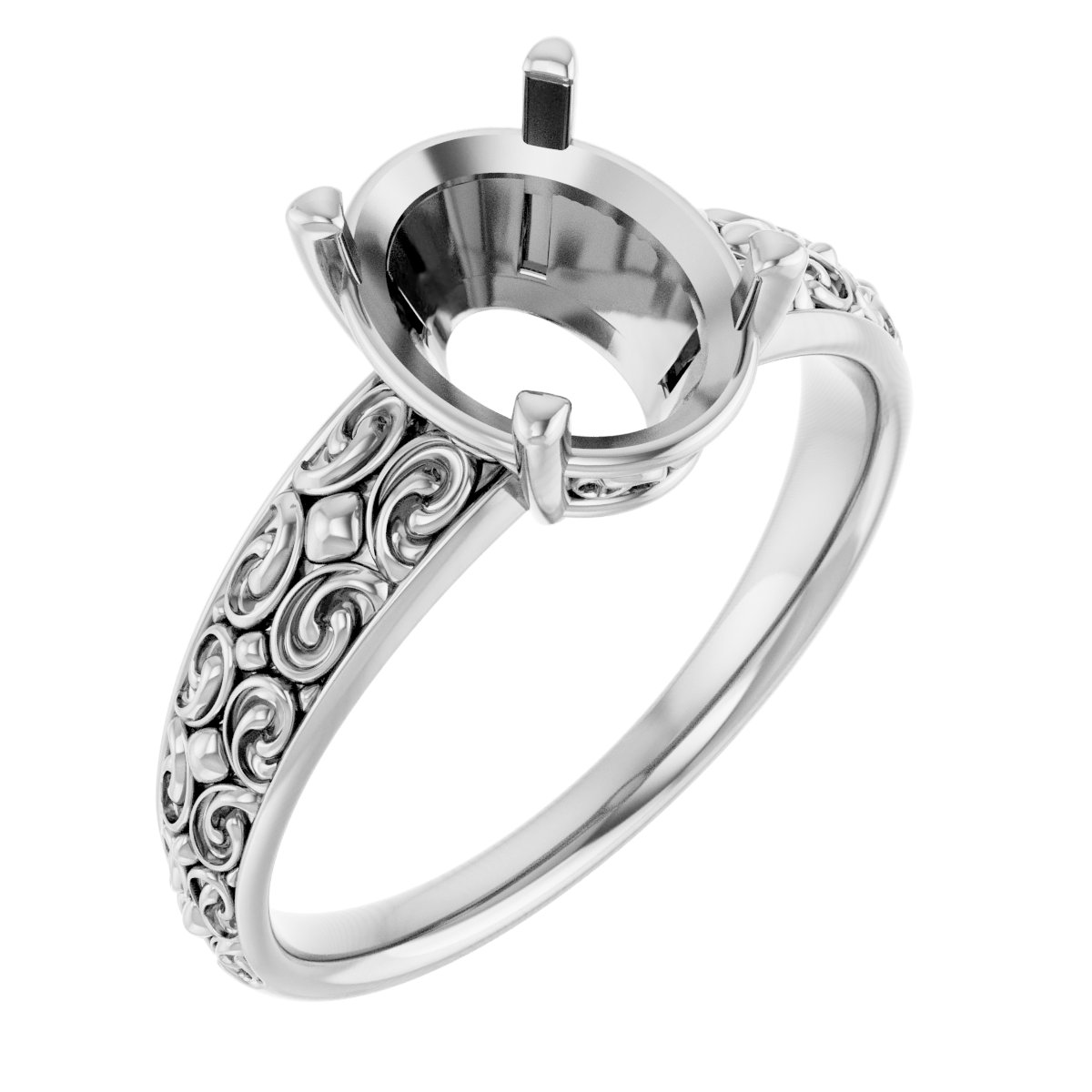 Vintage-Inspired Solitaire Ring