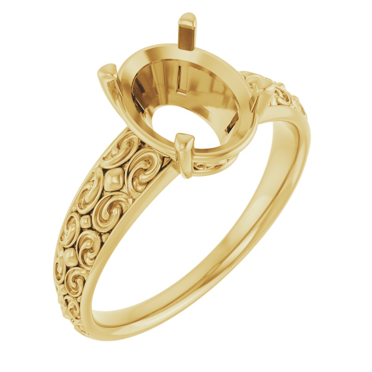 Vintage-Inspired Solitaire Ring