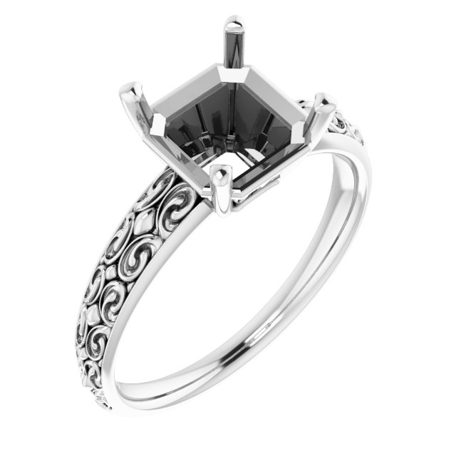 Vintage-Inspired Solitaire Ring