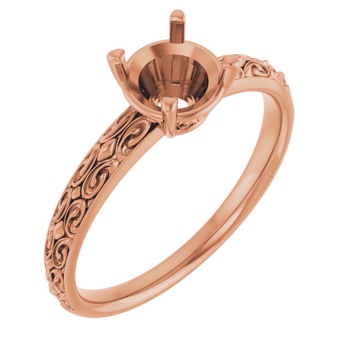 Vintage-Inspired Solitaire Ring