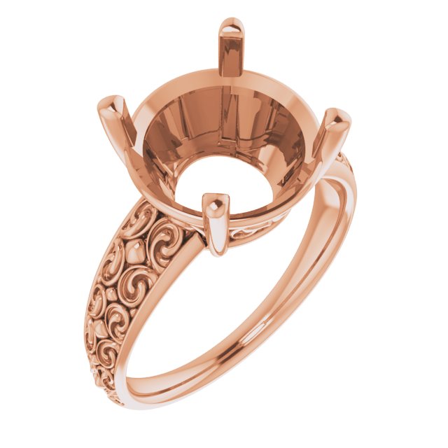 Vintage-Inspired Solitaire Ring