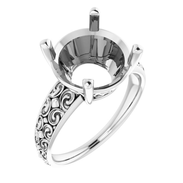 Vintage-Inspired Solitaire Ring
