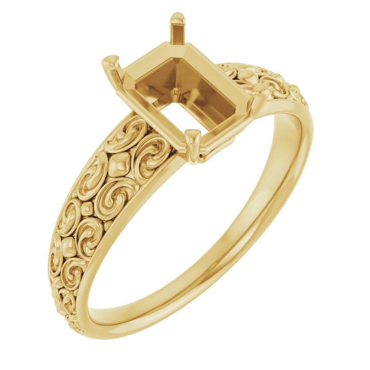 Vintage-Inspired Solitaire Ring
