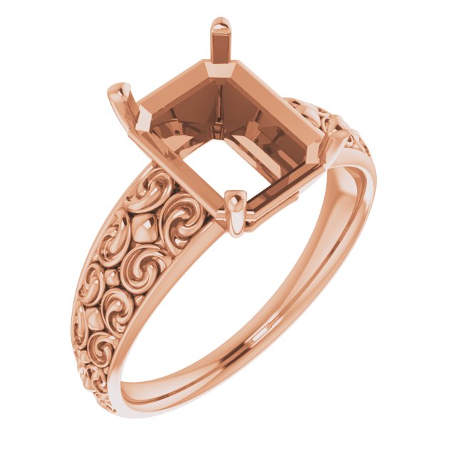 Vintage-Inspired Solitaire Ring