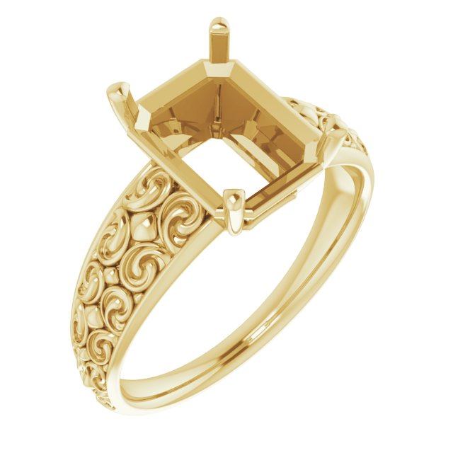 Vintage-Inspired Solitaire Ring