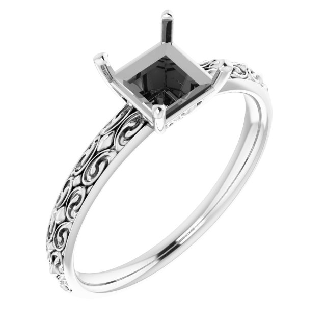 Vintage-Inspired Solitaire Ring