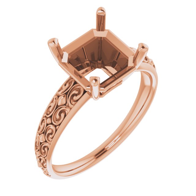 Vintage-Inspired Solitaire Ring