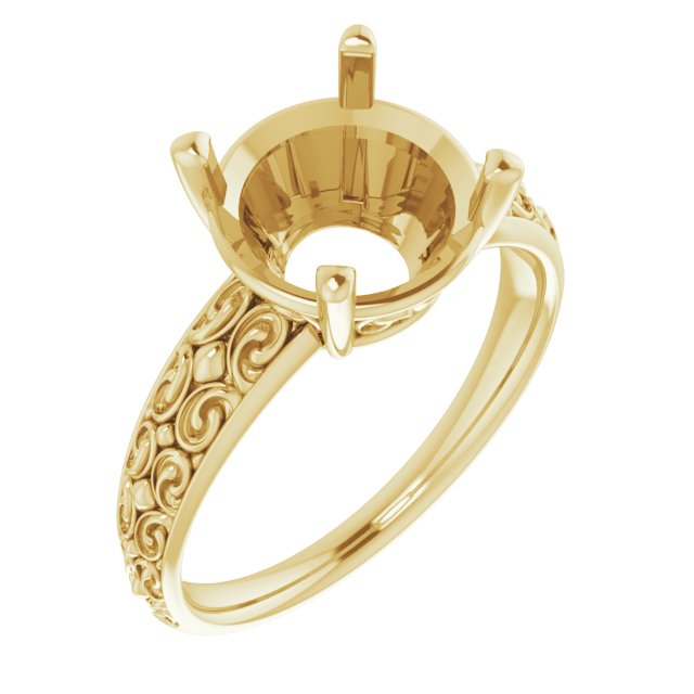 Vintage-Inspired Solitaire Ring