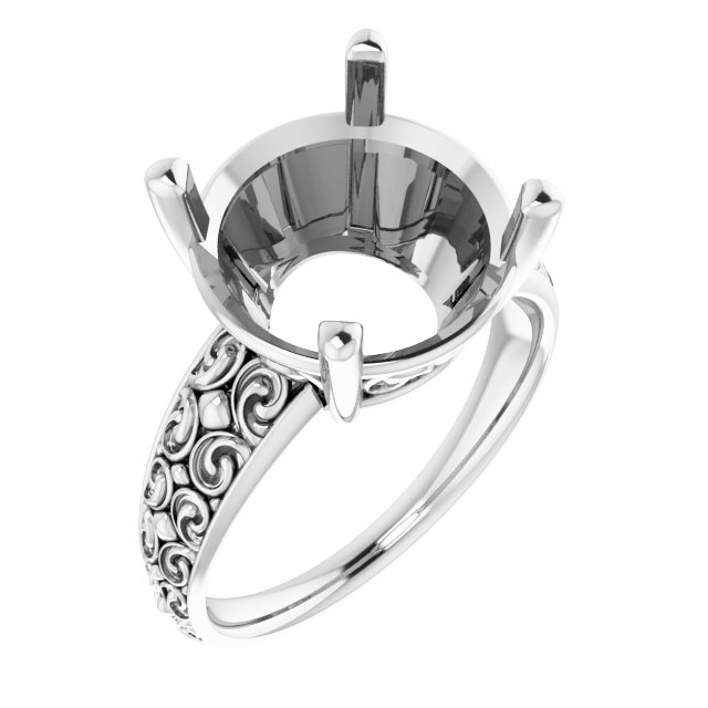 Vintage-Inspired Solitaire Ring