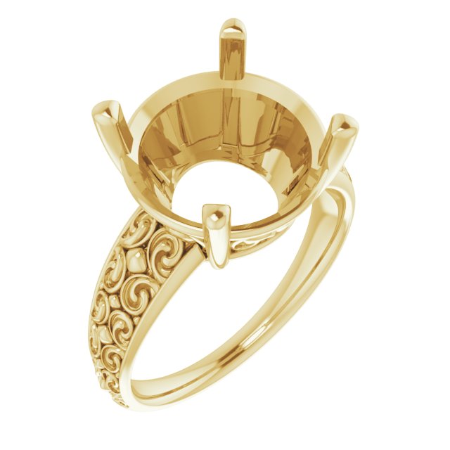 Vintage-Inspired Solitaire Ring