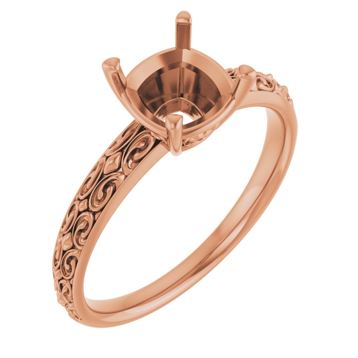 Vintage-Inspired Solitaire Ring
