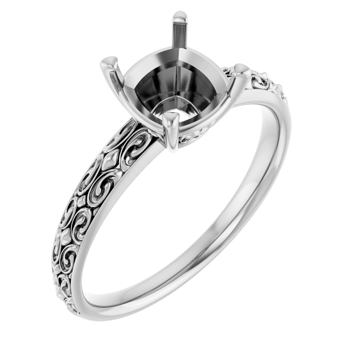 Vintage-Inspired Solitaire Ring