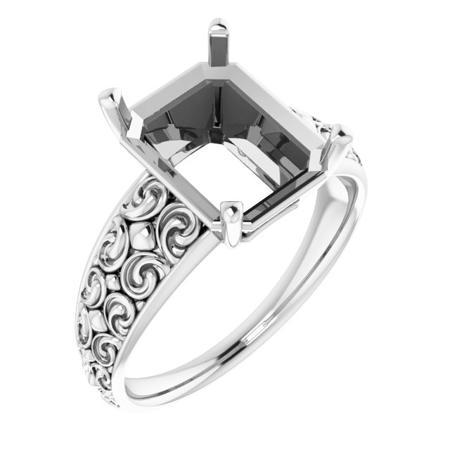 Vintage-Inspired Solitaire Ring