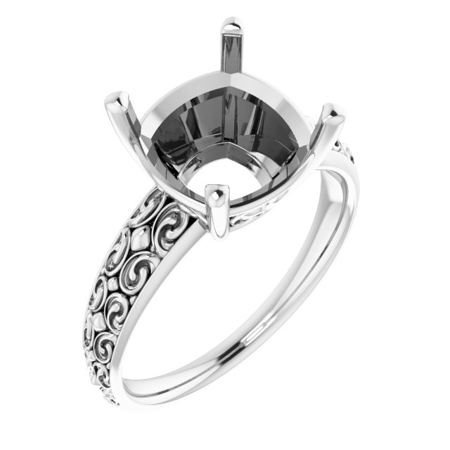 Vintage-Inspired Solitaire Ring