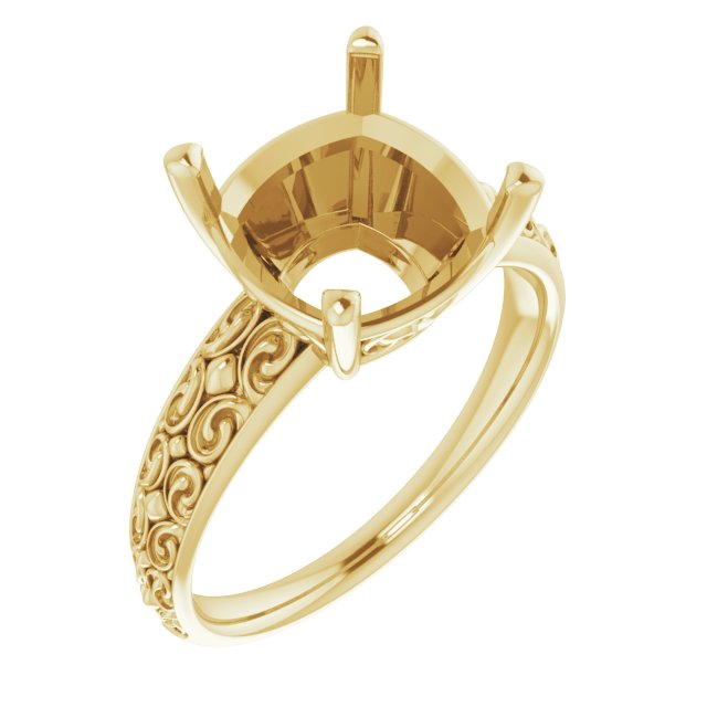 Vintage-Inspired Solitaire Ring