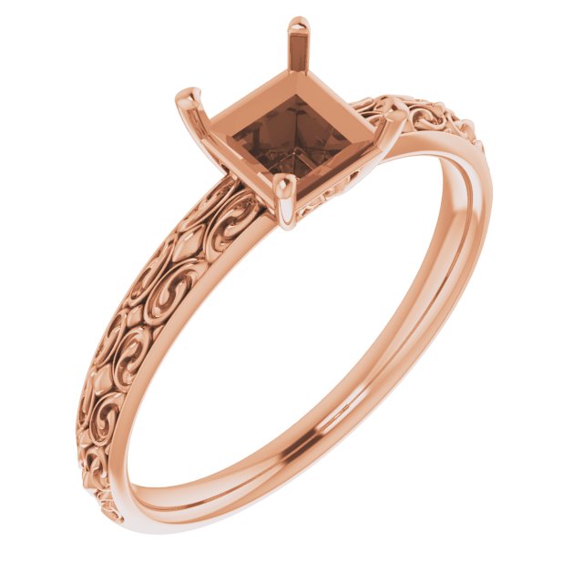 Vintage-Inspired Solitaire Ring