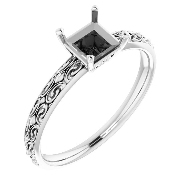 Vintage-Inspired Solitaire Ring