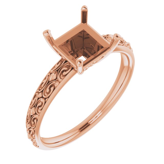 Vintage-Inspired Solitaire Ring