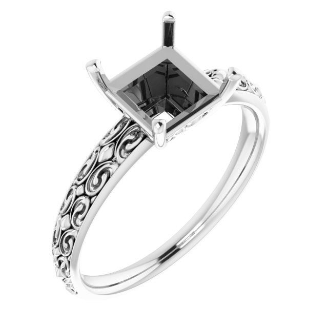 Vintage-Inspired Solitaire Ring