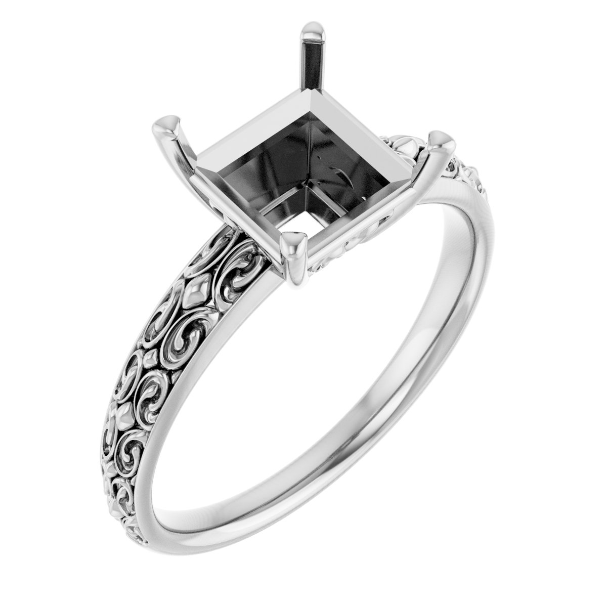 Vintage-Inspired Solitaire Ring