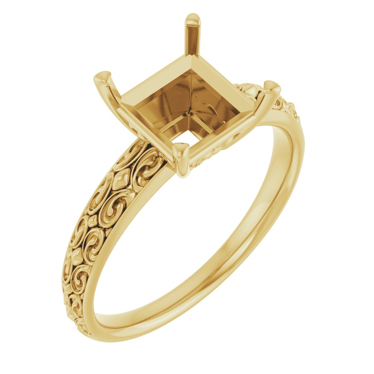 Vintage-Inspired Solitaire Ring