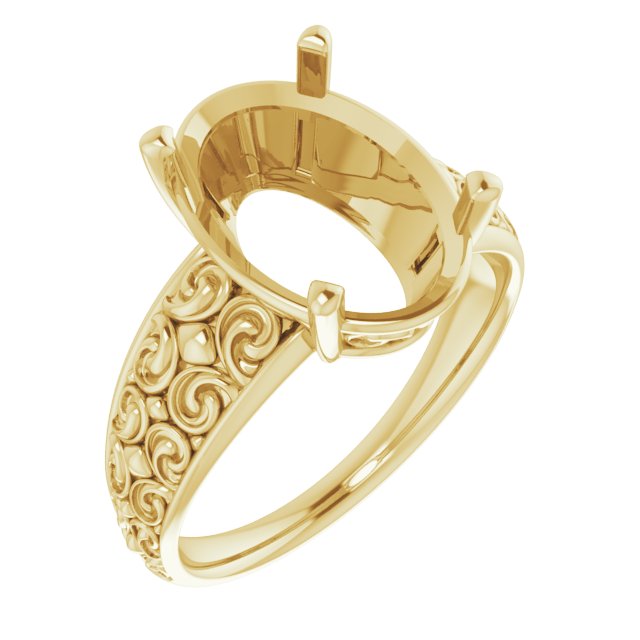 Vintage-Inspired Solitaire Ring