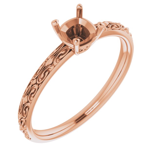 Vintage-Inspired Solitaire Ring
