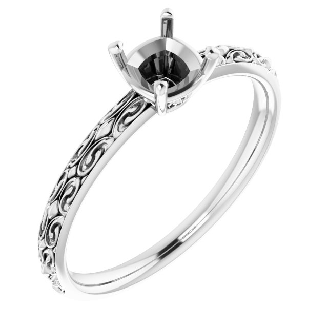 Vintage-Inspired Solitaire Ring