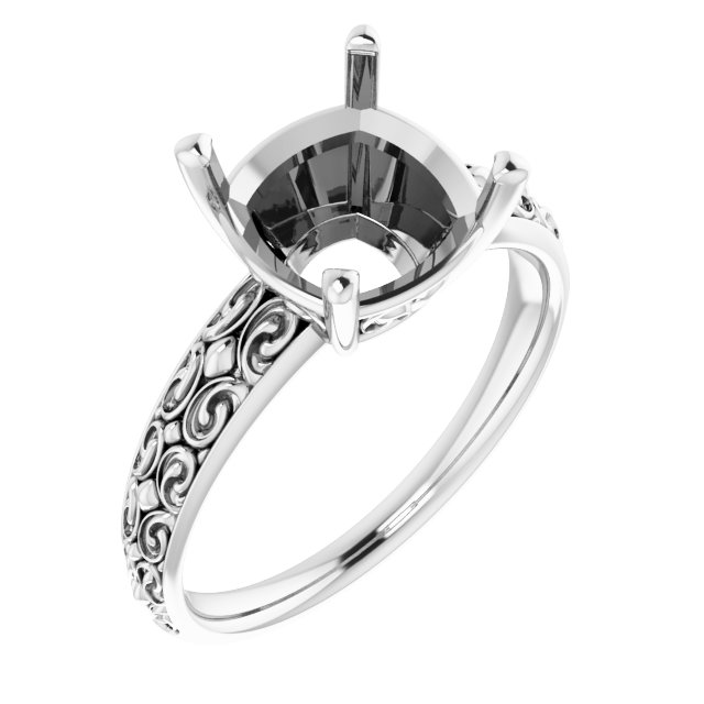Vintage-Inspired Solitaire Ring