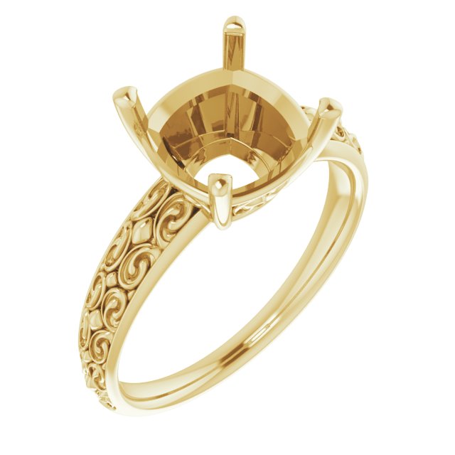 Vintage-Inspired Solitaire Ring