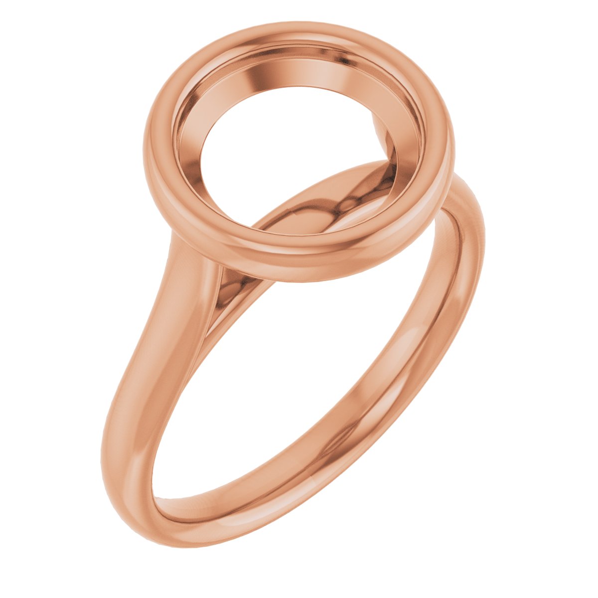 Bezel-Set Solitaire Engagement Ring