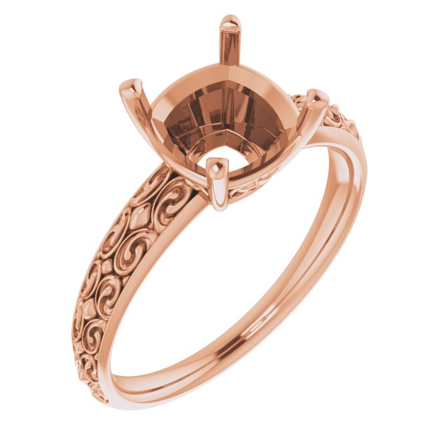 Vintage-Inspired Solitaire Ring