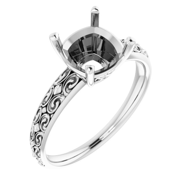 Vintage-Inspired Solitaire Ring