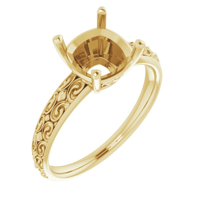 Vintage-Inspired Solitaire Ring