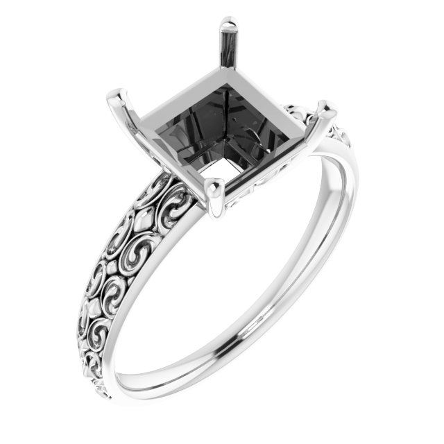 Vintage-Inspired Solitaire Ring