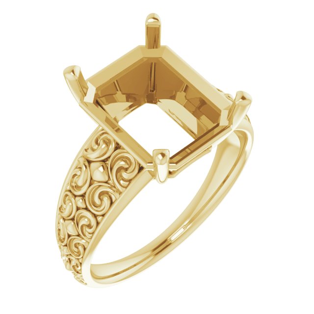 Vintage-Inspired Solitaire Ring