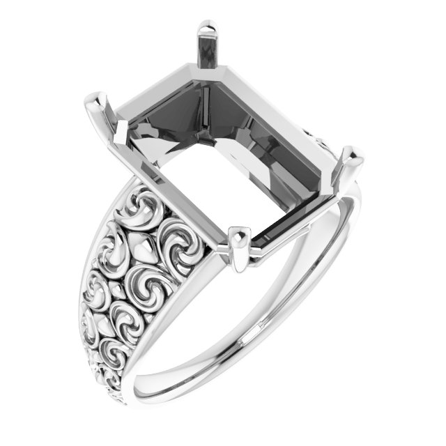 Vintage-Inspired Solitaire Ring