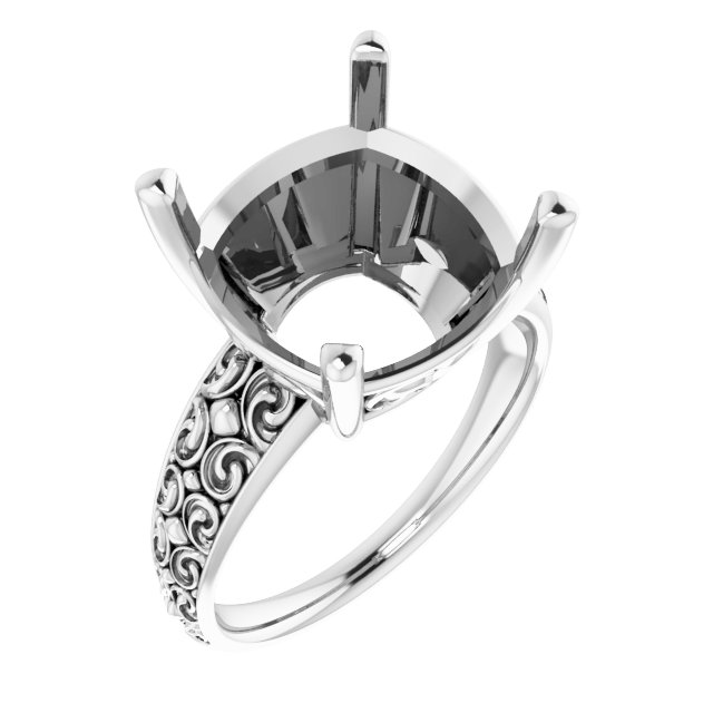 Vintage-Inspired Solitaire Ring