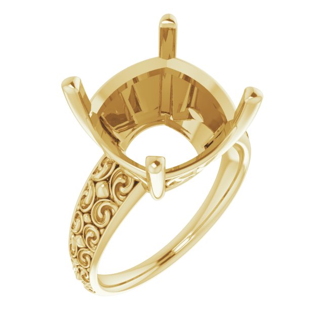 Vintage-Inspired Solitaire Ring