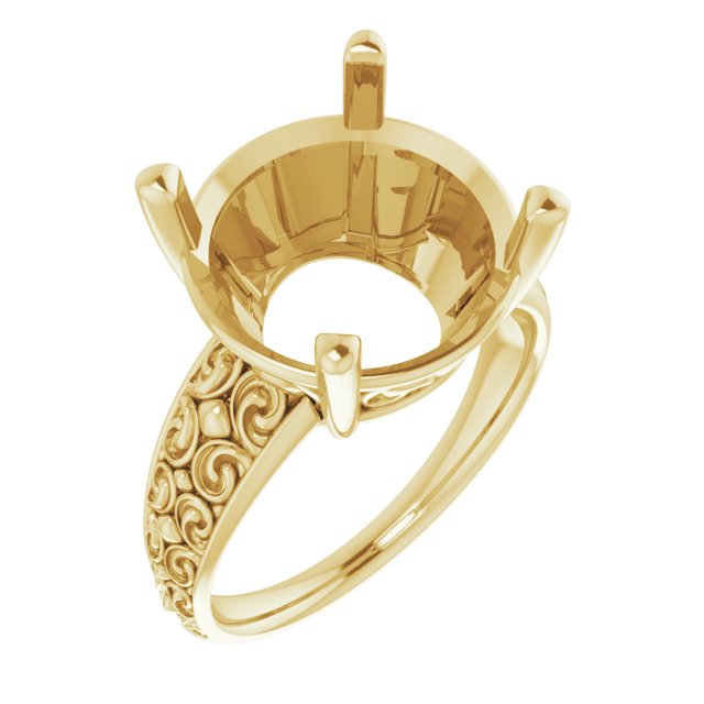 Vintage-Inspired Solitaire Ring