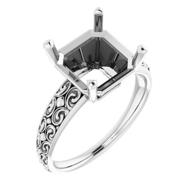 Vintage-Inspired Solitaire Ring