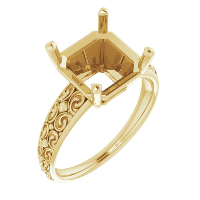 Vintage-Inspired Solitaire Ring